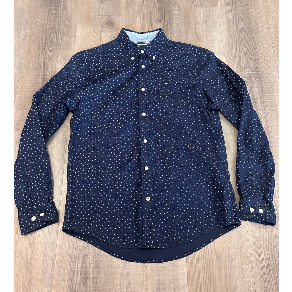 Tommy Hilfiger Letter Button Down Men's Shirt